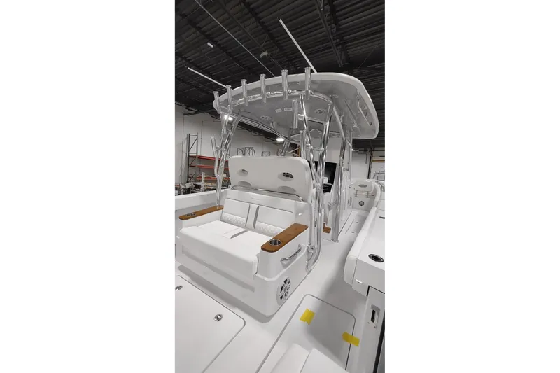 Slide: The Image of Interior view of Southport 33 FE boat, model year 2026. - 5