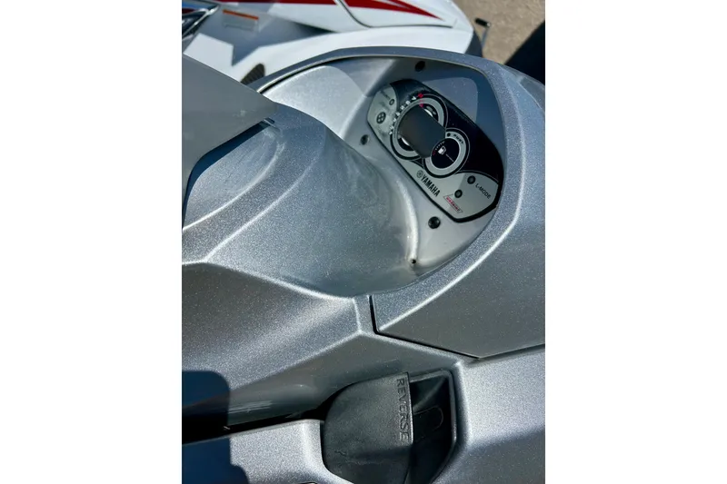 Slide: The Image of Dashboard of a 2016 Yamaha FX Cruiser SHO jet ski, featuring control panel and gauges. - 11