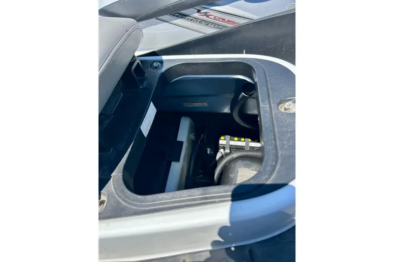Slide: The Image of Open storage compartment of a 2016 Yamaha FX Cruiser SHO watercraft. - 27