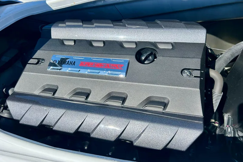 Slide: The Image of 2016 Yamaha FX Cruiser SHO engine, showcasing sleek design and supercharged performance. - 28