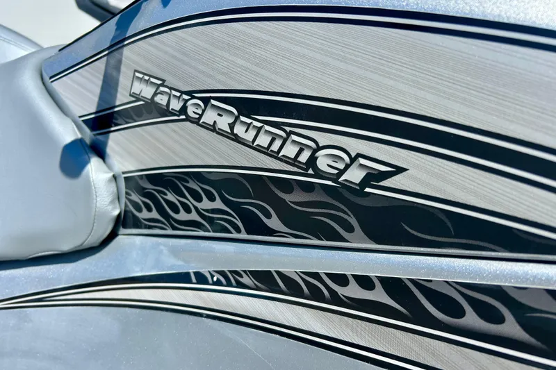 Slide: The Image of 2016 Yamaha FX Cruiser SHO WaveRunner with sleek flame graphics. - 7