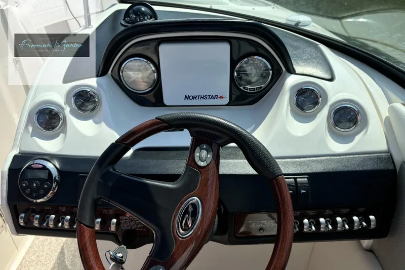Slide: The Image of Dashboard of a 2008 Sea Ray 270 SLX boat with Northstar navigation system. - 3