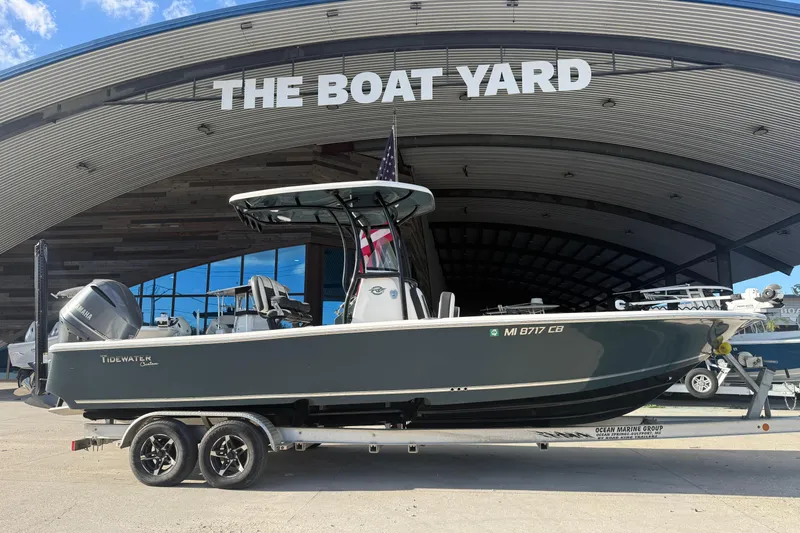 The Image of 2021 Tidewater 2500 Carolina Bay boat on trailer at The Boat Yard. - 0