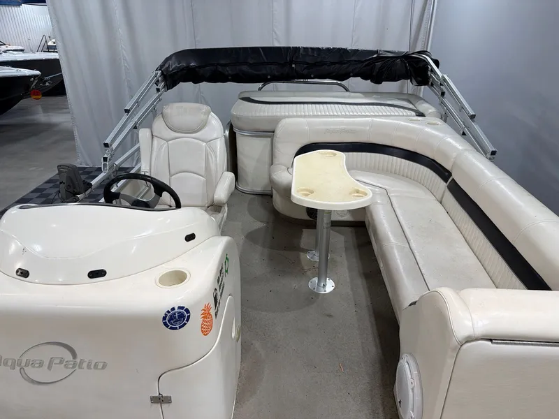Slide: The Image of 2007 Godfrey Aqua Patio 240RE pontoon boat with seating area. - 11