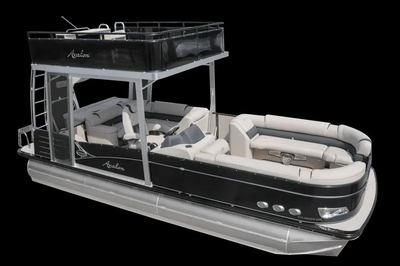 Slide: The Image of Manufacturer Provided Image: 2017 Tahoe Pontoon Cascade Platinum Funship Cruise - 25' with upper deck and slide. - 13