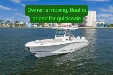 The Image of 2021 Boston Whaler 330 Outrage boat on water, priced for quick sale. - 0