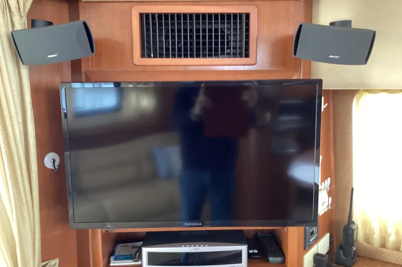 Slide: The Image of Electrical control panel on a 2006 Silverton 38 Sport Bridge yacht. - 21