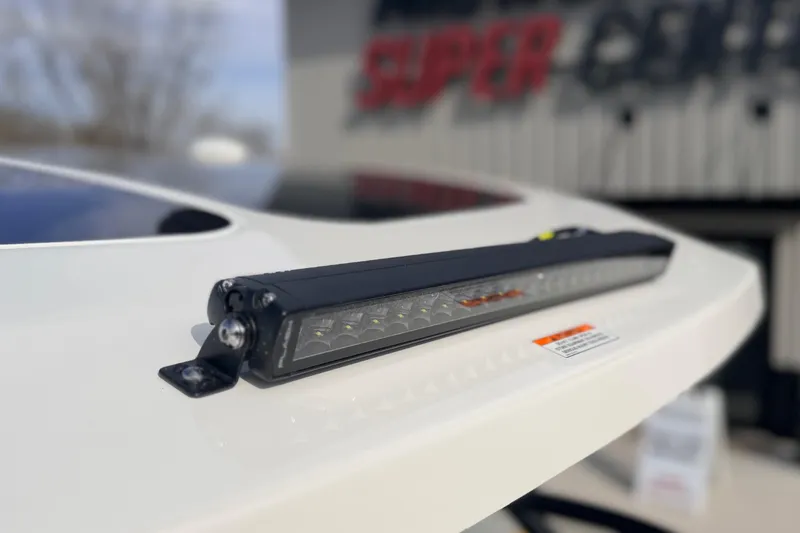 Slide: The Image of Close-up of a 2026 Navan S30 roof light bar, outdoors. - 17