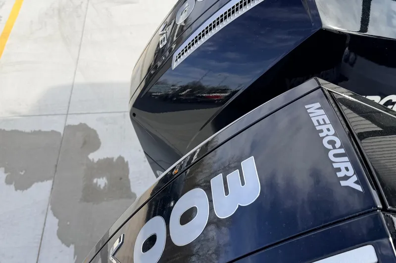 Slide: The Image of Close-up of 2026 Navan S30 Mercury engine, reflecting sky and surroundings. - 29