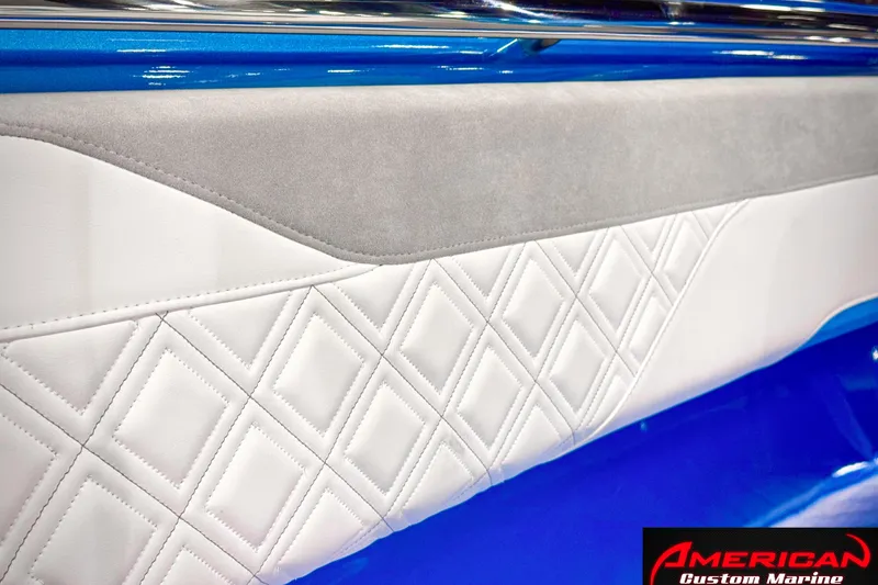 Slide: The Image of Luxurious interior detail of 2027 Nor-Tech 42 Eleven boat by American Custom Marine. - 18