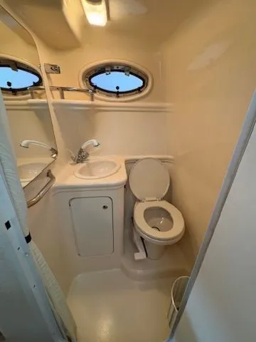 Slide: The Image of Bathroom of Sea Ray Sundancer 260 yacht, year 2000. - 7