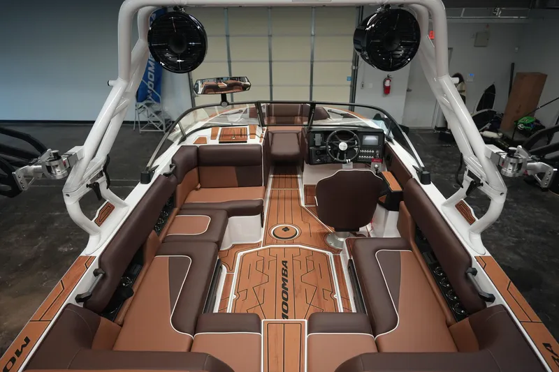 Slide: The Image of Interior of 2026 Moomba Craz with luxurious seating and modern design. - 8