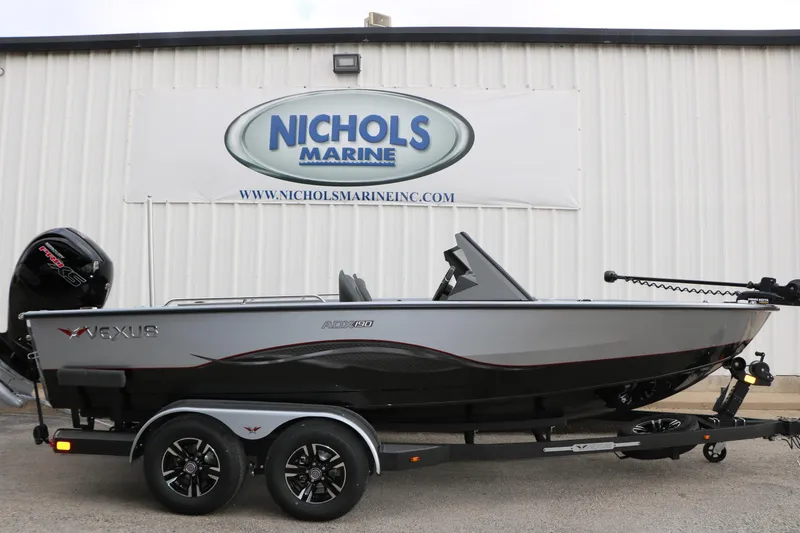 The Image of 2026 Vexus ADX 190 boat at Nichols Marine dealership, featuring sleek design and modern features. - 0