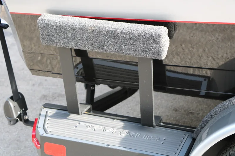 Slide: The Image of 2026 Vexus ADX 190 boat trailer with padded support and step detail. - 22