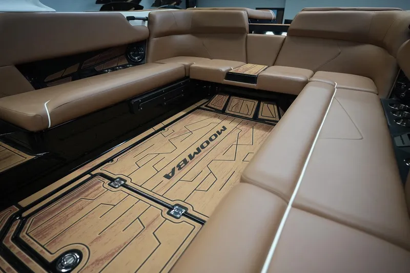 Slide: The Image of Interior of 2026 Moomba Tykon with luxurious leather seating. - 15