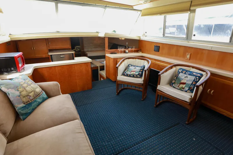 Slide: The Image of Hour meter on 1991 Silverton 41 Aft Cabin showing 3691 hours elapsed. - 11