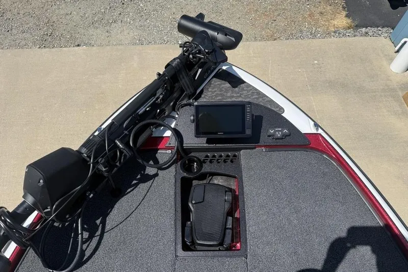 Slide: The Image of 2026 Nitro Z20 XL Pro boat deck with advanced navigation system and controls. - 5