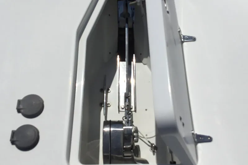 Slide: The Image of 2024 Sea Hunt Gamefish 28 Coffin Box anchor compartment detail. - 22