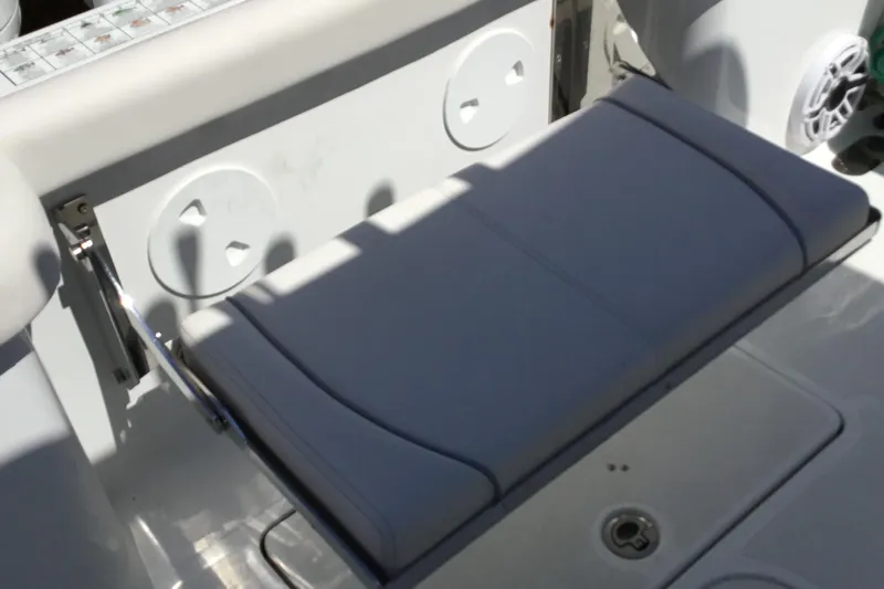Slide: The Image of 2024 Sea Hunt Gamefish 28 Coffin Box boat seat, featuring sleek design and durable materials. - 48