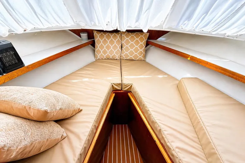 Slide: The Image of 1975 Apollo Deluxe TT engine compartment with Perkins diesel engine, detailed view. - 17