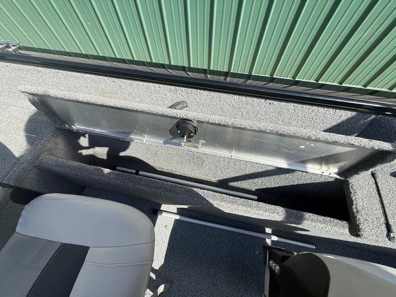 Slide: The Image of Interior of a 2017 Tracker Pro Guide V-16 WT boat. - 19