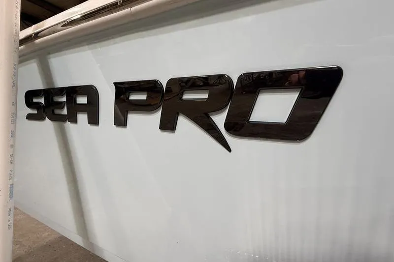 Slide: The Image of Sea Pro 2026 202 Center Console boat logo on white surface. - 5