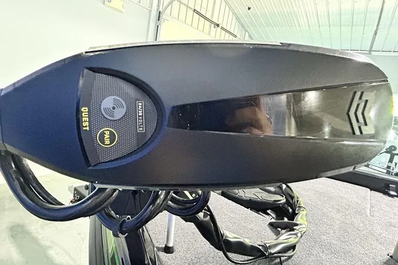Slide: The Image of Close-up of Phoenix 819 ZXL 2026 boat motor with Quest and Pair features. - 11