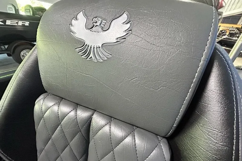 Slide: The Image of Luxurious leather seat with Phoenix logo in 2026 Phoenix 819 ZXL model. - 19