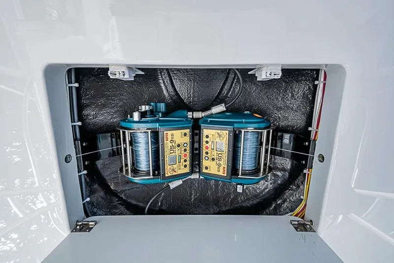 Slide: The Image of Electric winch in 2026 Viking 54 Convertible boat. - 20