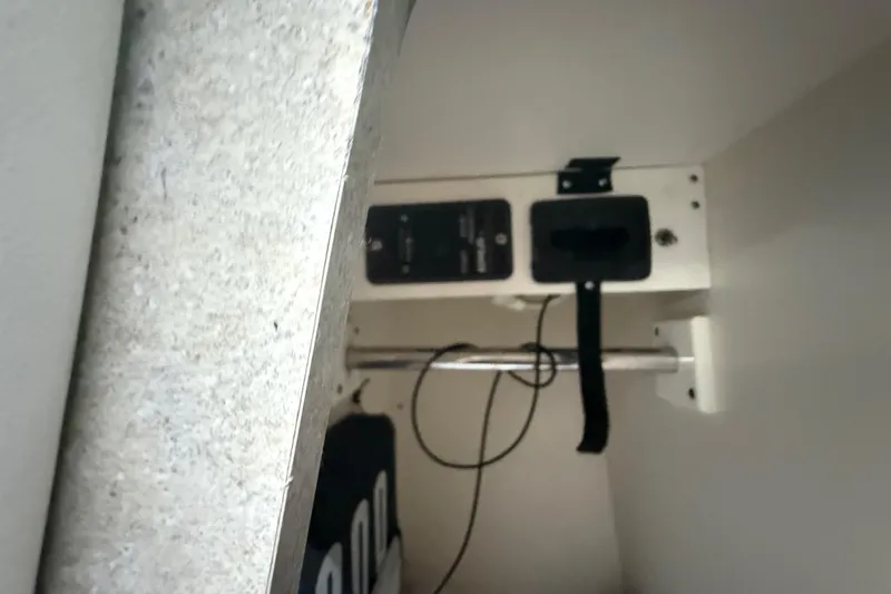 Slide: The Image of Interior view of a 2005 Formula 330 Sun Sport boat compartment. - 40