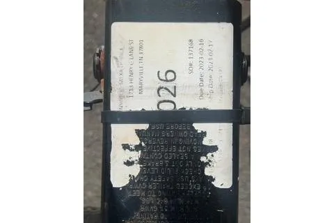 Slide: The Image of Label on a 2023 Heyday WTSurf boat component with visible wear and text. - 97