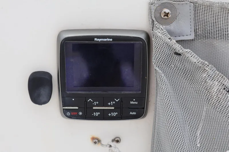 Slide: The Image of Raymarine navigation display on a Sydney 38 yacht, model year 2000, with mesh pocket. - 16