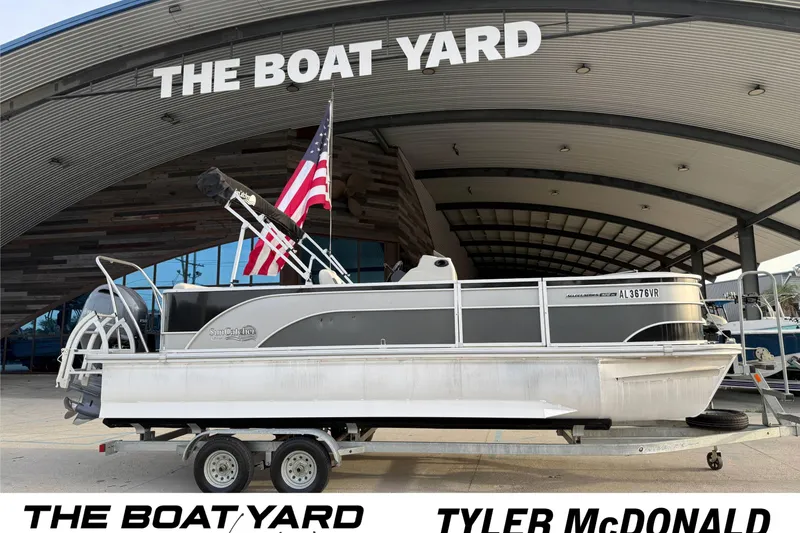 The Image of 2022 Custom G3 Suncatcher 322FC pontoon boat at The Boat Yard dealership. - 1