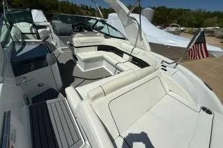 Slide: The Image of 2015 Formula 350 Crossover Bowrider interior with sleek design and modern amenities. - 14