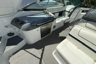 Slide: The Image of 2015 Formula 350 Crossover Bowrider with spacious seating and sleek design. - 16