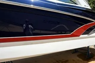 Slide: The Image of 2015 Formula 350 Crossover Bowrider with spacious seating and sleek design. - 47