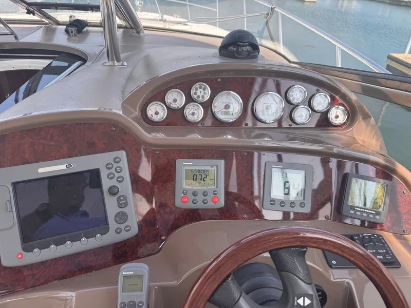 Slide: The Image of The dashboard of a 2006 Regal Commodore 3860 with various instruments and gauges. - 10