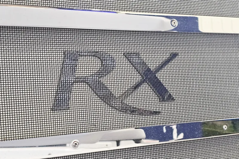 Slide: The Image of 2024 Bennington RX 23 RXFBA logo on mesh background. - 20