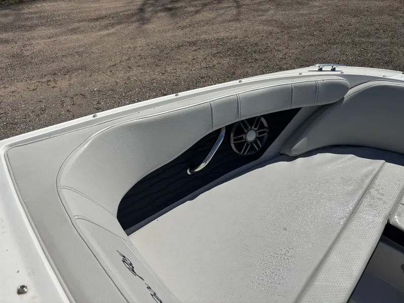 Slide: The Image of Interior of Sea Ray SPX 190 boat, model year 2022. - 13