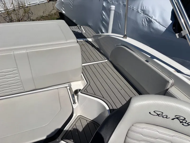 Slide: The Image of Interior of a 2022 Sea Ray SPX 190 boat. - 3