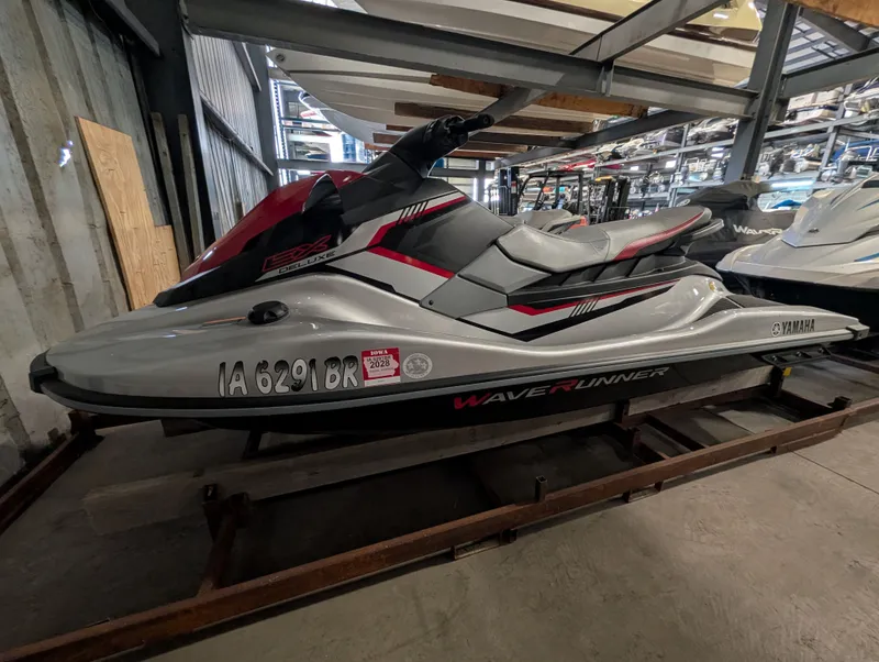 Slide: The Image of 2017 Yamaha EX1050A-SB WaveRunner in storage facility. - 3