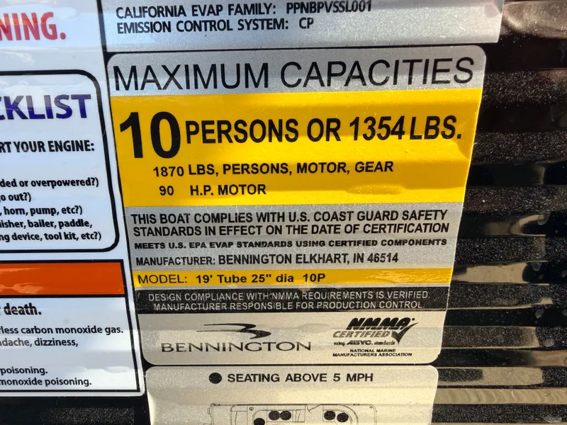 Slide: The Image of Bennington 20 SX Cruise & 90HP Yamaha 4Stroke - $31,995 2023 - 61