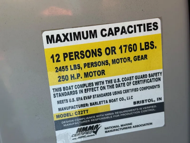 Slide: The Image of Barletta Cabrio Ultra-Lounge C22U W/ 200 Mercury ProXS! 2025 - 20