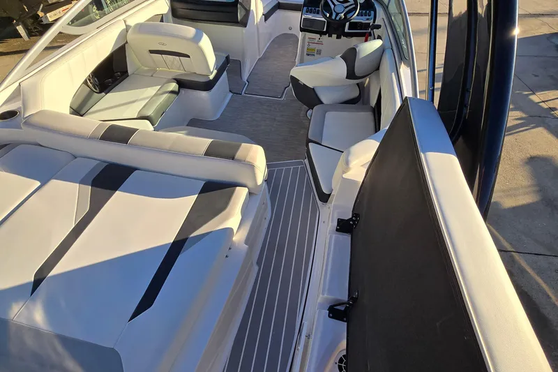 Slide: The Image of 2019 Regal 2000 ES Bowrider interior with sleek seating and modern design. - 25