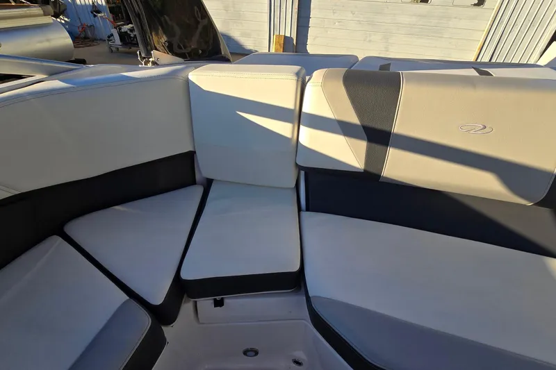 Slide: The Image of 2019 Regal 2000 ES Bowrider interior seating with stylish upholstery and modern design. - 56