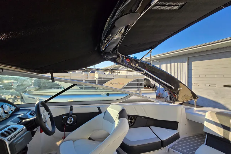 Slide: The Image of 2019 Regal 2000 ES Bowrider interior with sleek design and comfortable seating. - 59