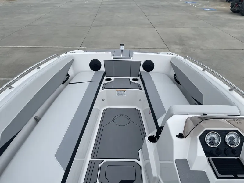Slide: The Image of Interior view of Starcraft SV 18 OB boat, model year 2026. - 10