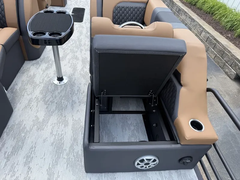 Slide: The Image of Interior of 2026 Sylvan L-3 LZ DH with seating and table. - 13