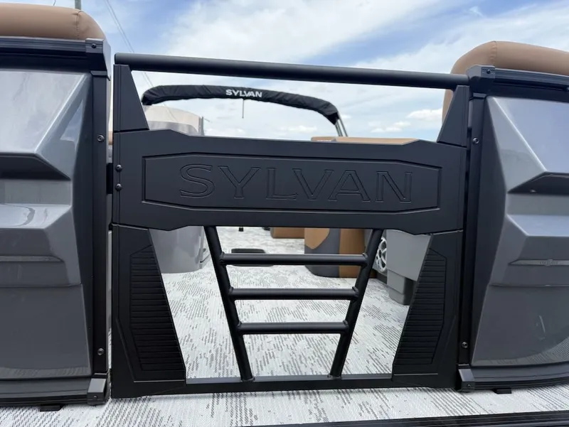 Slide: The Image of 2026 Sylvan L-3 LZ DH pontoon boat with sleek design. - 22
