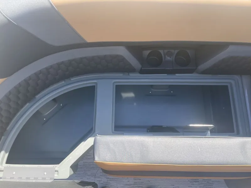 Slide: The Image of Interior of 2026 Sylvan L-3 LZ DH with storage compartment. - 16